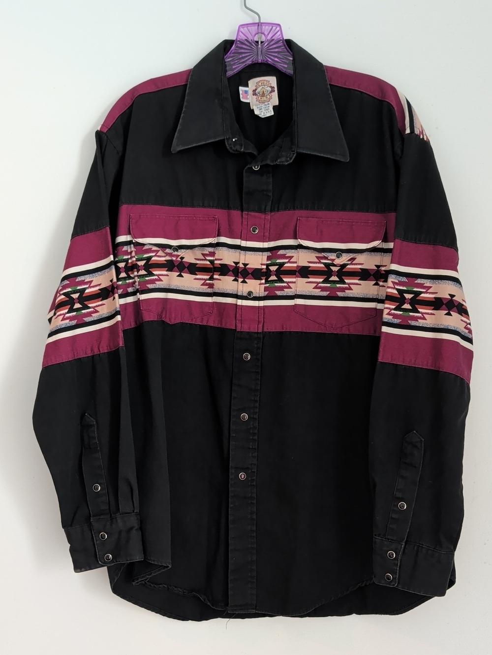 Vintage Old El Paso Pearlsnap Rodeo Ranchpopper Size Large